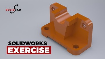 SolidWorks Exercise 29 | SolidWorks Tutorial | SolidCad