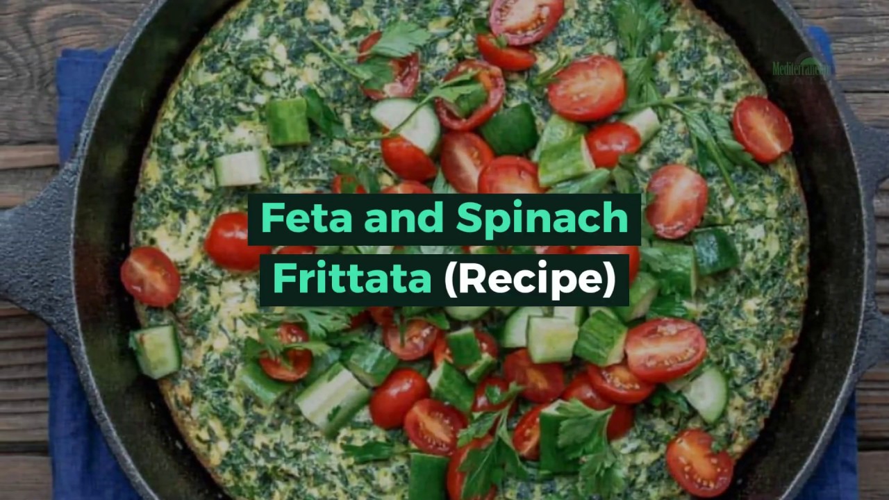 Feta and Spinach Frittata Recipe YouTube
