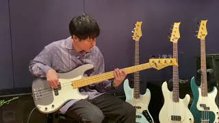 ThreeDots Guitars JB & PB Model Impression by 目黒郁也