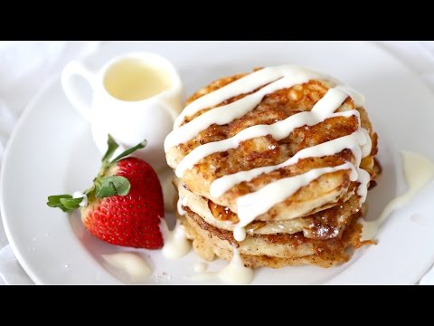 Cinnamon Roll Pancakes | RECIPE