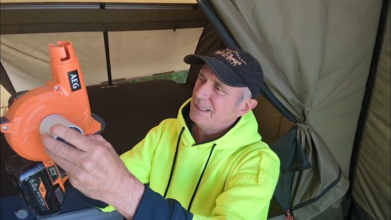 Self inflating air mattress the easy way to deflate it YouTube