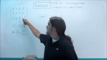 Calcular el Rango de una Matriz con Parámetro