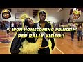 I WON HOMECOMING PRINCE ?? FREDERICK DOUGLASS PEP RALLY VIDEO