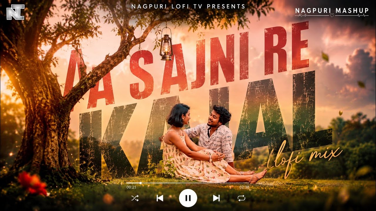 A sajna re x Kajal - lofi mix - nagpuri mashup song 🌸