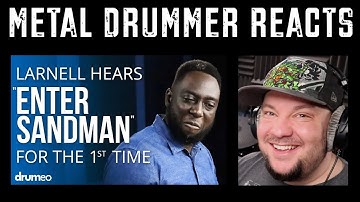 Larnell Lewis Hears "Enter Sandman" For The First Time (Reaction)