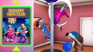 Scary Teacher 3D | miss T Scrapy New Year Walkthrough (iOS Android)