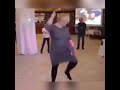 Cheerful woman dancing