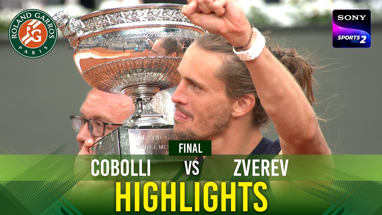 Flavio Cobolli vs Alexander Zverev | Remaining | Highlights | Roland Garros 2026