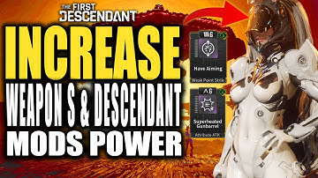 How To Get More Module Capacity The First Descendant - Max Out Weapon and Descendant Mod Capacity