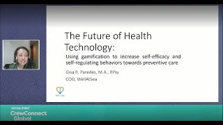Future of Health Technology - CrewConnect Global 2021  Gisa Paredes screenshot 1