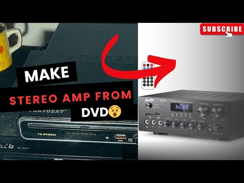 "How to Turn Old DVD Player into Powerful Stereo Amplifier 🔊⚡" - YouTube