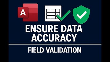 Ensure Data Accuracy in Microsoft Access with Field Validation | Access Database Tips