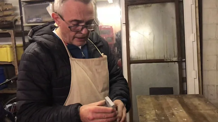 Creating a cheese board out of slate with Tony Pugh