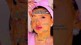 Secret codes For you and your BSF ‼️#trending #shorts #secret #codes #makeup #fypシ #music