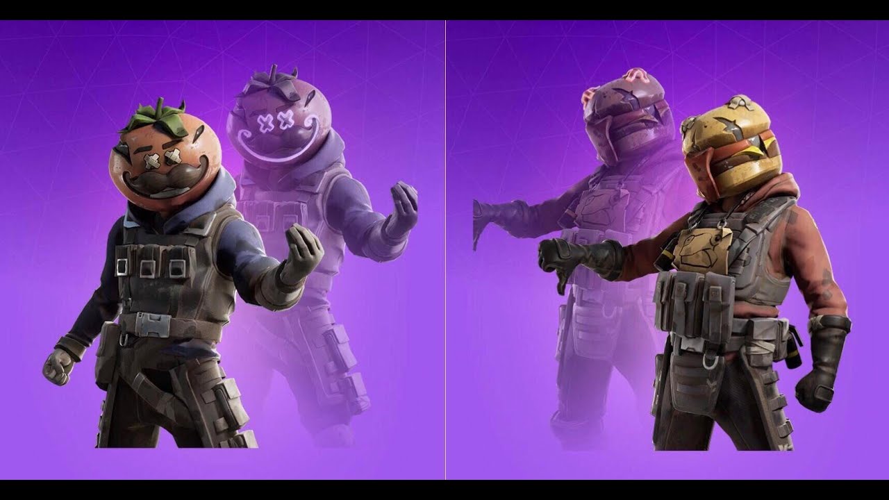 Fortnite Gutbomb and Hothouse skin (Leftovers set)!