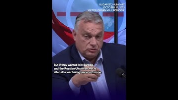 Orbán says Budapest 
