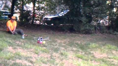 GoPro 3D Video onboard Aeroquad32 Baloo Y6 Multicopter a Little Hop