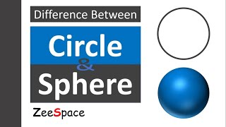 Difference Between a Circle and a Sphere | Circle and Sphere | ZeeSpace | Zahid Abbas