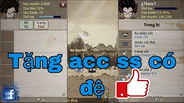 Ngọc rồng online - tặng acc ss có đệ cho ae nghèo