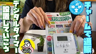 【水草水槽】チャームさんで購入したデジタルタイマーを設置していこう（カリウム溶液も作っちゃいます）