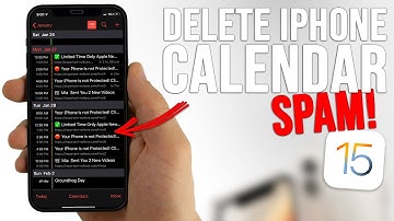 How to delete iPhone SPAM Calendar Virus [iOS 15]