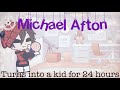 If Michael Afton Turned into a Baby/Child for 24 hours [] AU! [] FNAF []