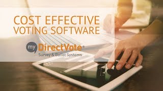 Cost Effective Voting Software - myDirectVote screenshot 5
