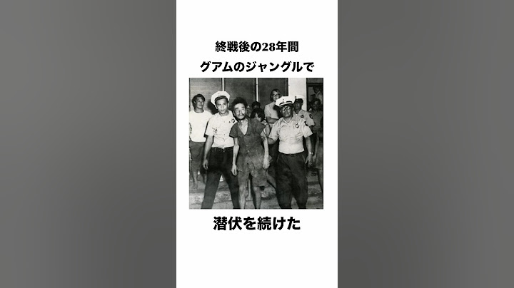 終戦を知らなかった日本兵、横井庄一の雑学