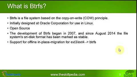 btrfs filesystem management | SUSE Linux | SUSE btrfs File System