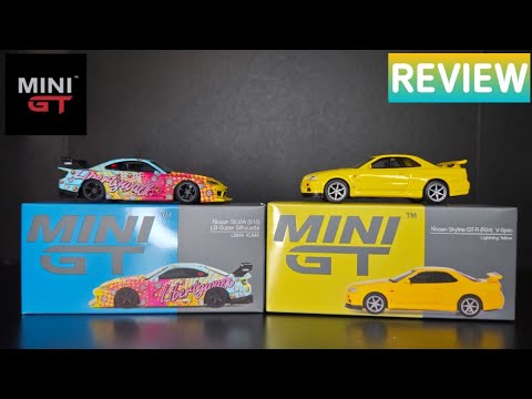 MINIGT リバティウォーク シルビア r34ケース付き GRAVITY Mini GT - LB Super Silhouette Nissan Silvia S15 Kuma & Nissan