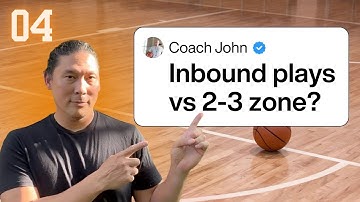 Inbound plays against 2-3 zone