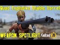 Fallout 76: Weapon Spotlights: Quad Explosive Double Barrel Shotgun