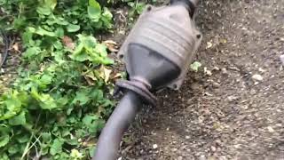 2005 Hyundai Tucson- Replacing the broken exhaust flexi pipe- Part 3 2005 Hyundai Tucson Catalytic Converter
