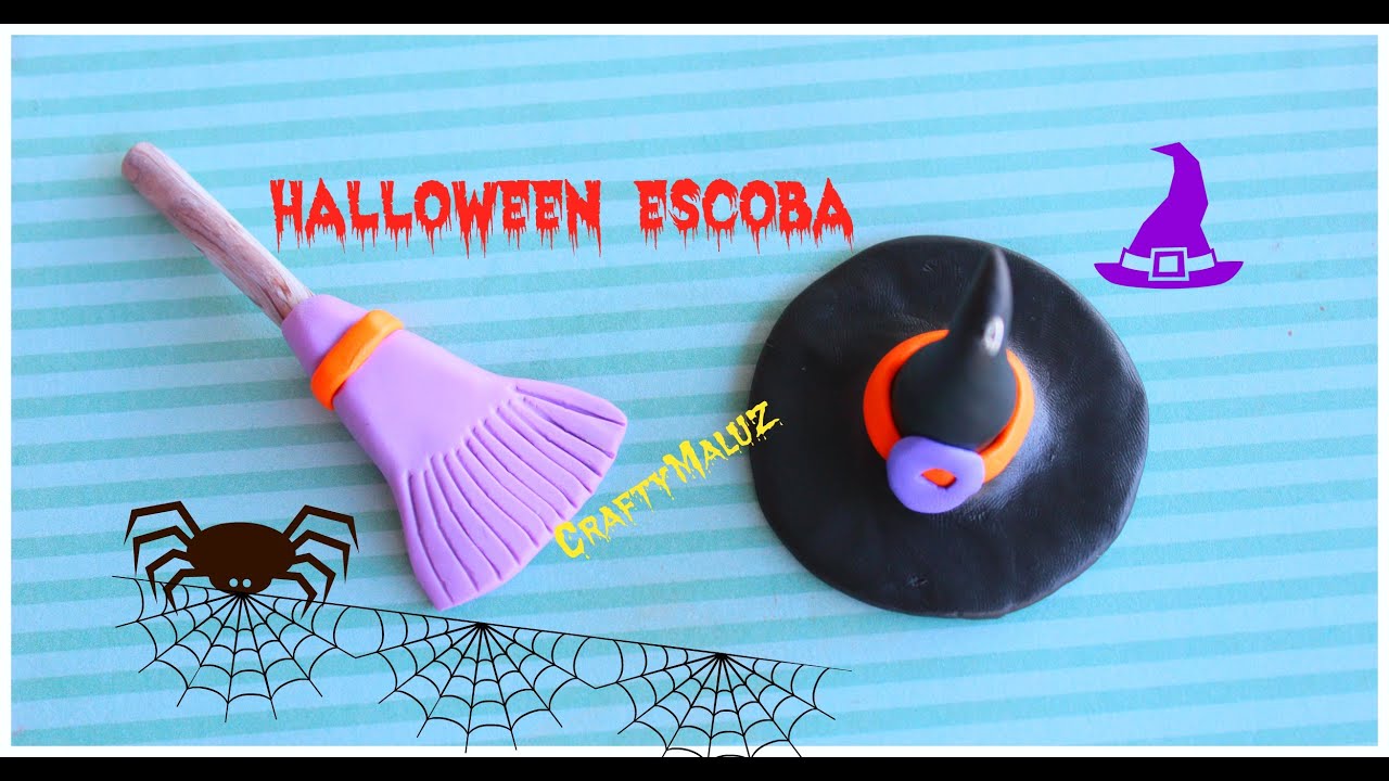 Tutorial♥ Como hacer una Escoba de bruja de Arcilla polimérica