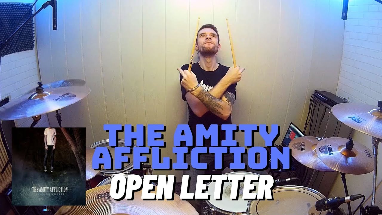 The Amity Affliction - Open Letter, Drum Cover The Amity Affliction - Open Letter, Drum Cover