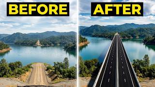 How A Giant Concrete Bridge Is Built Over The Nile River   Construction Process