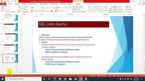Lecture 2.16 | DBMS | SQL | Join Query in SQL part-3 | Dr. Pushpa Choudhary