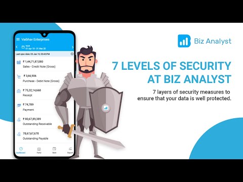 Biz Analyst Data Security - Tally On Mobile App