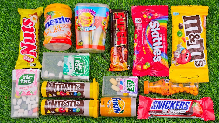 M&M's Skittles Twix Chupa Chups Mentos tic tac Watermelon jelly eggs kinder ASMR satisfying video