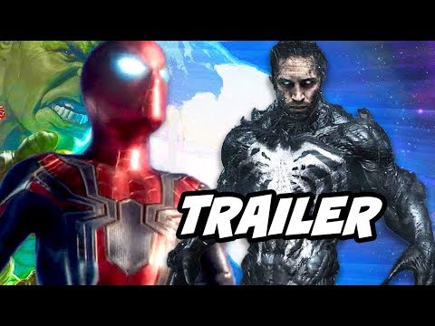 Spider-Man Venom Trailer - Marvel Easter Eggs and Avengers Infinity War Theory