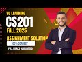 CS201 Assignment 1 Solution | Fall 2025 | VU CS201 Assignment 1 Solution Fall 2025 | 100% Working