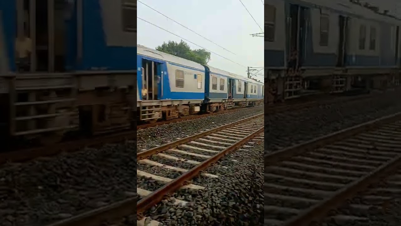 Rare! Very Rare!😨😨 31765 Ranaghat Lalgola emu passenger with a 3phs memu rake.