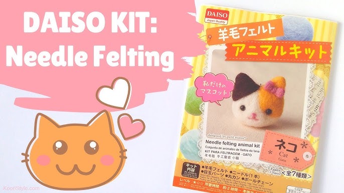 Make Adorable Kittens Using a DIY Needle Felt Kit 