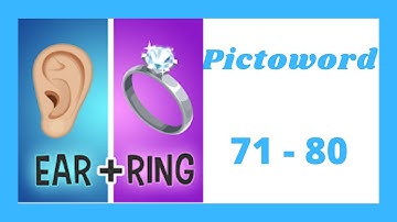Pictoword Level 71 - 80 Answers