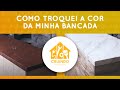 COMO TRANSFORMEI A BANCADA DA MINHA CASA!