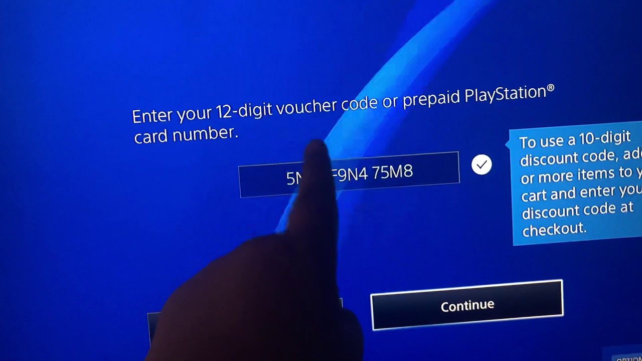 A secret promo code on ps4