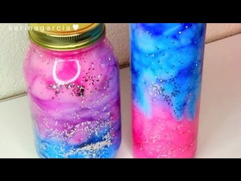 DIY : Galaxia en un frasco / galaxy 💎 Sarish  Doovi