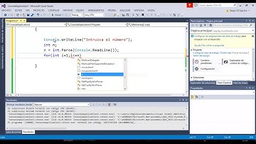 C# - Factorial de un número n - Ciclo para (for)