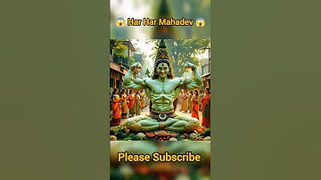 🔱har har Mahadev🔱🏵️💮🪷 #shorts #youtubeshorts #shortsfeed #mahadev #bholenath #mahakal #song #ai