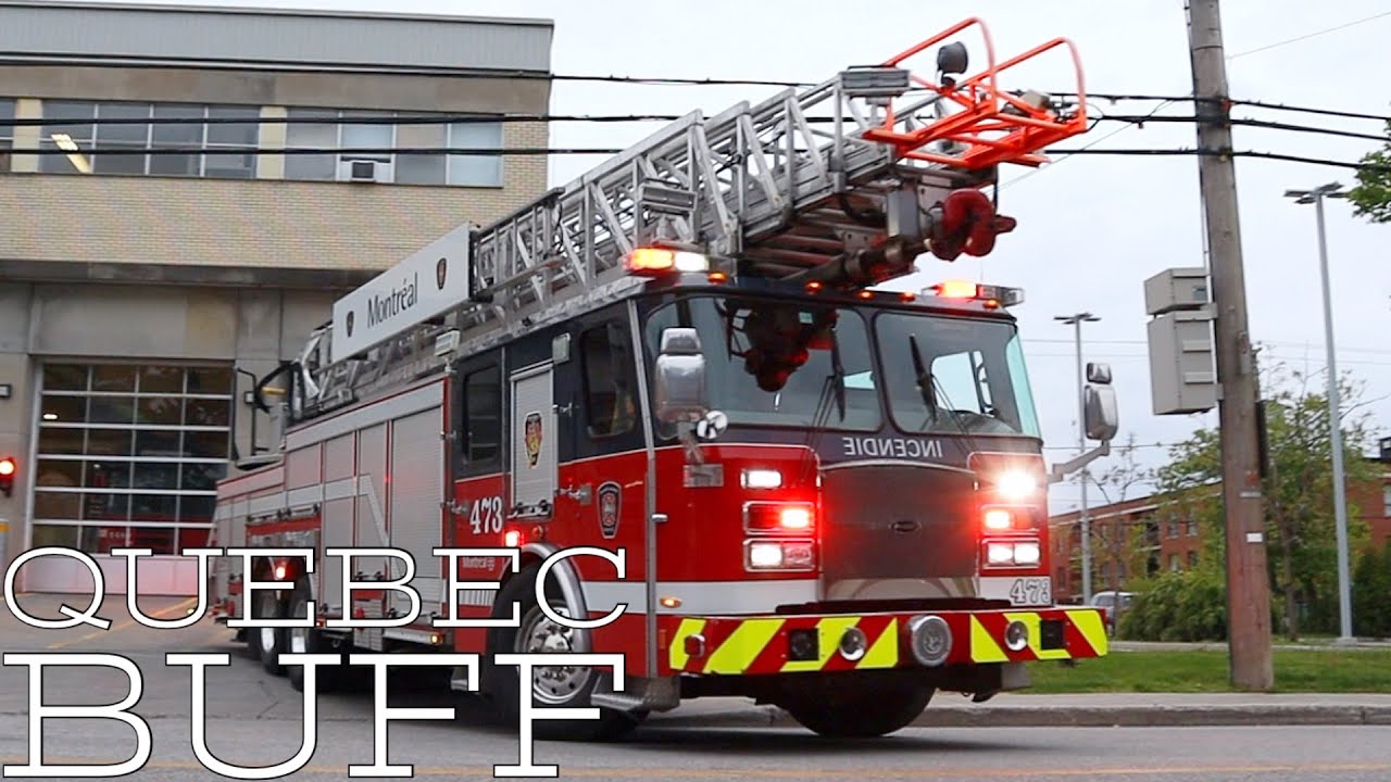 *COLLECTION* Montreal Fire Department (SIM) Station 73 response clips.